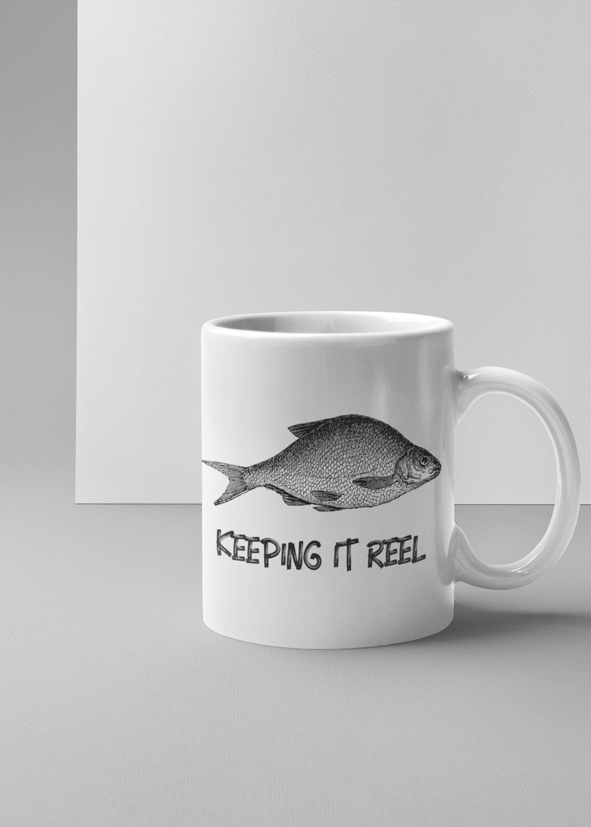 Keep it Reel Balık baskılı kupa bardak  